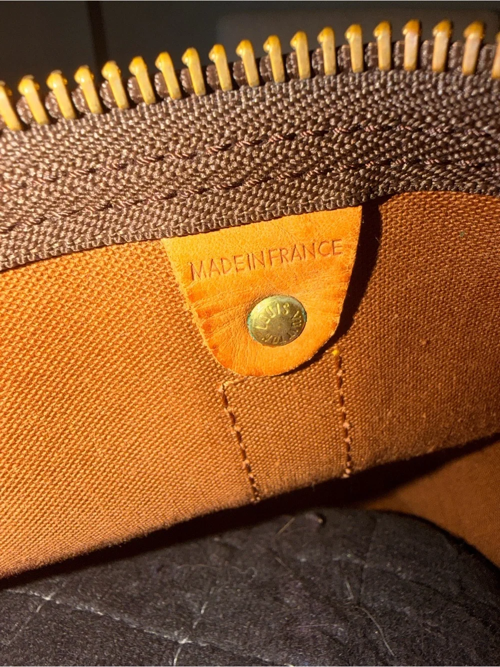 Louis Vuitton Monogram Canvas Duffel with Vachetta Leather Trim | 55